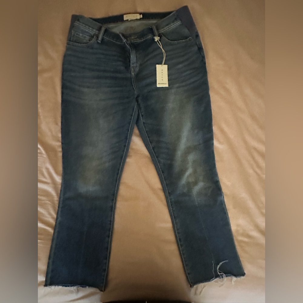 NWT Hatch Maternity Ankle Cropped Jeans size 29